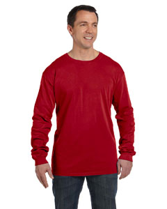 5.6 oz. Pigment-Dyed & Direct-Dyed Ringspun Long-Sleeve T-Shirt