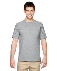 5.6 oz. 50/50 Heavyweight Blend Pocket T-Shirt