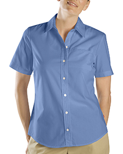 5 oz. Women's Short-Sleeve Stretch Poplin Shirt